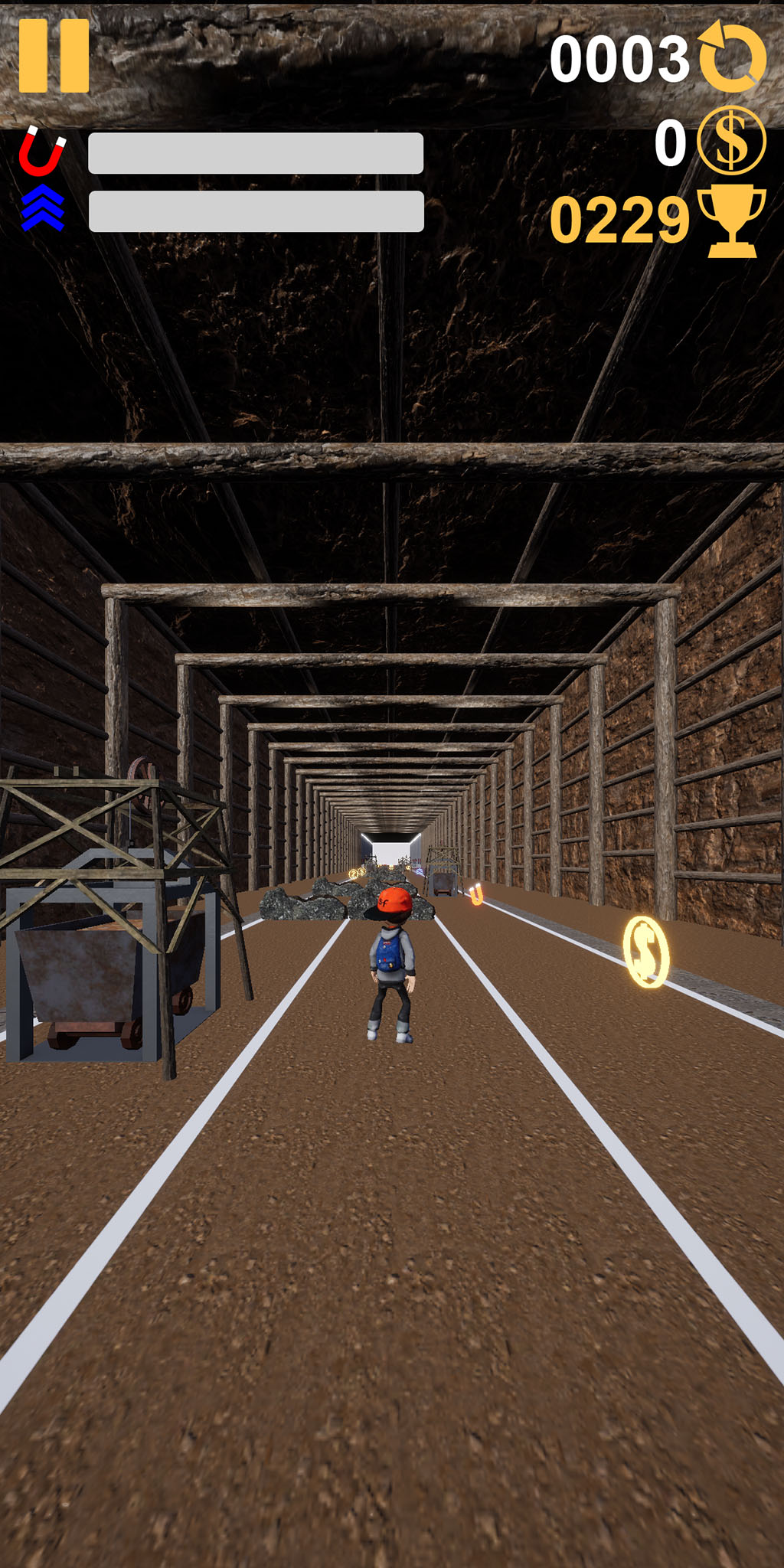 FrequencyIO Tunnel Runner Screenshot...